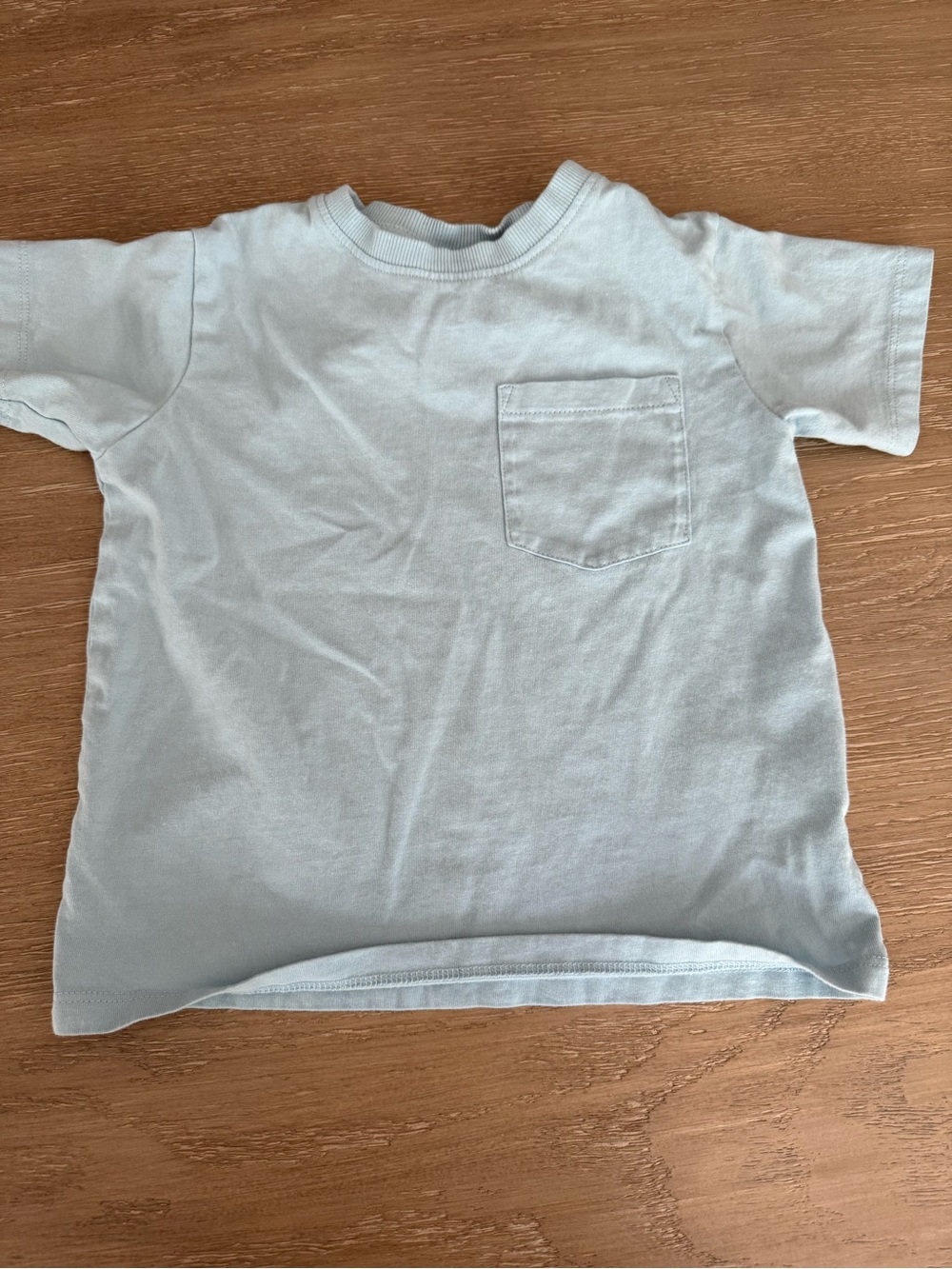 Zara Kids Pale Blue Pocket Tee